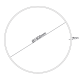 OLAN SAND BLACK CIRCULAR ALUMINUM PROFILE WITH PC OPAL DIFFUSER Φ1500MM P3915C