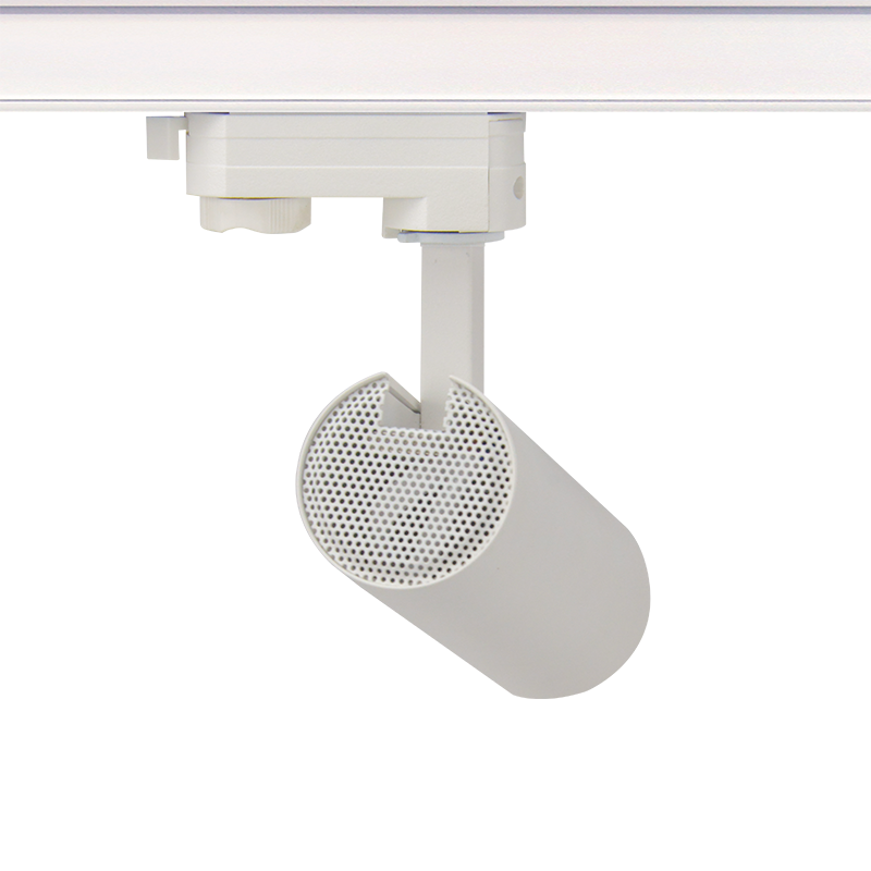 ΑΜΜΩΔΕΣ ΛΕΥΚΟ LED ΣΠΟΤ ΡΑΓΑΣ 10W 3000K 3-PHASE 36° 1000LM 230V AC Ra80 Φ55 153MM 5YRS SOLINE1030W4