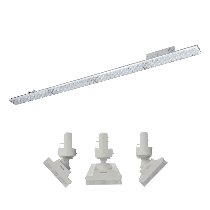 ΑΣΠΡΟ LED ΓΡΑΜΜΙΚΟ ΚΙΝΗΤΟ ΦΩΤΙΣΤΙΚΟ ΡΑΓΑΣ 40W 4000K 3-PHASE 90° 5600LM 230V AC Ra90 L1144MM MM 5YRS MARK4040W4M