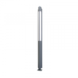 SQUARE LIGHT E27+G13 EMPTY HEAD+COLUMN 3.2m 8080