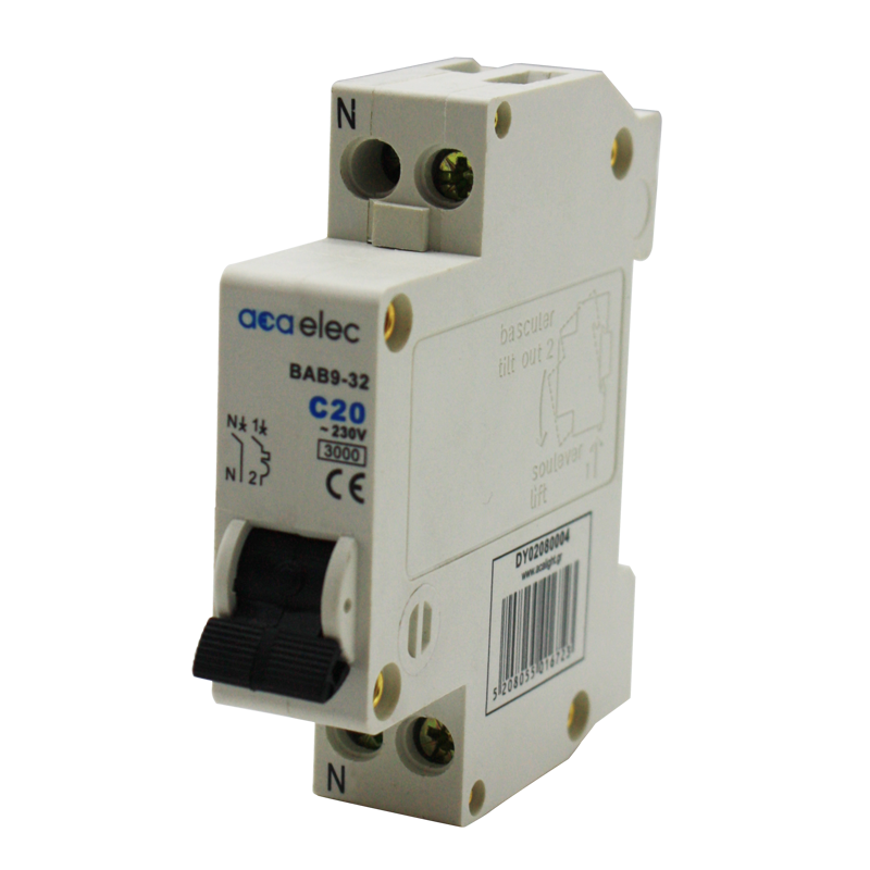 MCB 1P+N C20 3KA 1M DY02080004