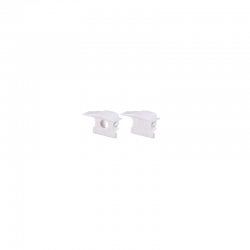 SET OF WHITE PLASTIC END CAPS FOR PROFILE P115,P116 1 WITHOUT HOLE 1 WITH HOLE EP115 SET OF WHITE PLASTIC END CAPS FOR PROFILE P115,P116 1 WITHOUT HOLE 1 WITH HOLE EP115