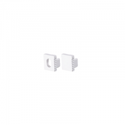 SET OF WHITE PLASTIC END CAPS FOR P178 1PC WITH HOLE 1PC WITHOUT HOLE EP178 SET OF WHITE PLASTIC END CAPS FOR P178 1PC WITH HOLE 1PC WITHOUT HOLE EP178
