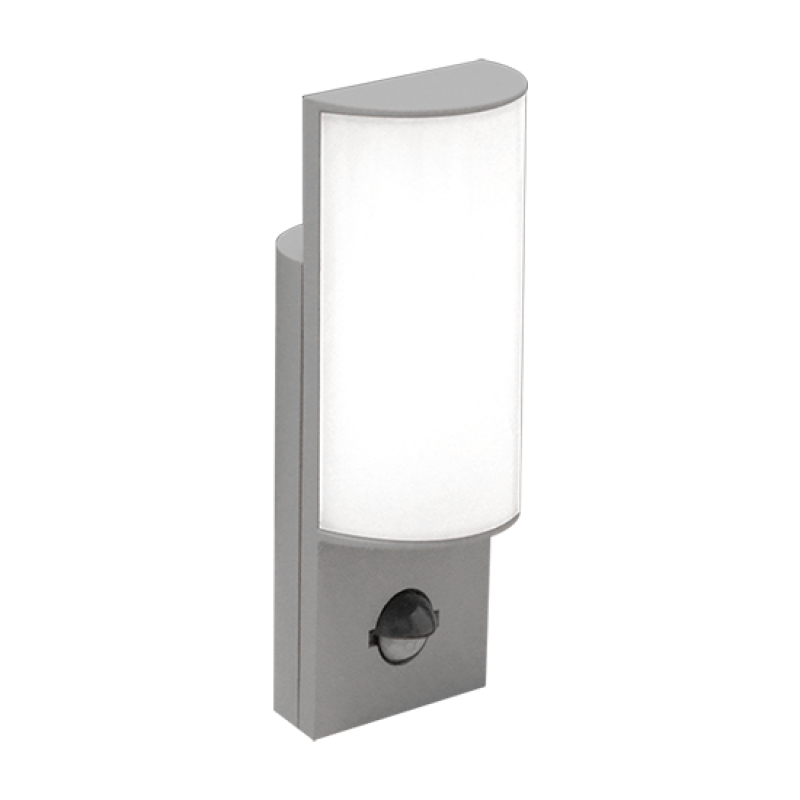NETTO WALL SENSOR LUMINARE HEMI SMD LED 8W 620Lm 3000K 230V IP44 HEMI830PIR