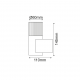 NETTO UP CLEAR 2W LED 3000K 230V GREY HA5504 NETTO UP CLEAR 2W LED 3000K 230V GREY HA5504