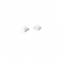 SET OF WHITE PLASTIC END CAPS FOR P163, 2PCS WITH HOLE EP163