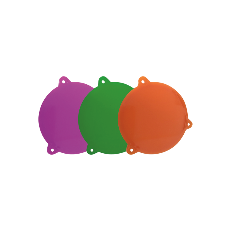 SET OF GREEN, PURLE, ORANGE COVERS FOR KERT LIGHT KERTCOV