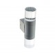 NETTO UP-DOWN CLEAR 2W LED 3000K 230V GREY HA5504A NETTO UP-DOWN CLEAR 2W LED 3000K 230V GREY HA5504A