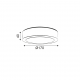 NETTO ROUND NM CEIL.LED SLIM PANEL 14W 3000K 950Lm 230V Φ172 Ra80 NIKI1430RNM NETTO ROUND NM CEIL.LED SLIM PANEL 14W 3000K 950Lm 230V Φ172 Ra80 NIKI1430RNM