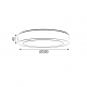 NETTO ROUND NM CEIL. LED SLIMPANEL 26W 3000K 1830Lm 230V Φ300 Ra80 NIKI2630RNM NETTO ROUND NM CEIL. LED SLIMPANEL 26W 3000K 1830Lm 230V Φ300 Ra80 NIKI2630RNM