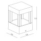 NETTO UP-DOWN LED 6X1W IP44 HI8451