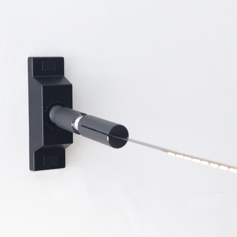 ROOFPATH SET OF 2PCS BLACK BASE HOLDER WITH 45° ADJUSTABLE ROD ROPAB