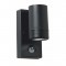 SENSOR ONE BEAM BLACK WALL LUMINAIRE GU10 MAX. 3W LED IP65 SL7032BS