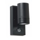 SENSOR ONE BEAM BLACK WALL LUMINAIRE GU10 MAX. 3W LED IP65 SL7032BS SENSOR ONE BEAM BLACK WALL LUMINAIRE GU10 MAX. 3W LED IP65 SL7032BS