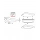 NETTO SILVER LED SQUARE SLIMPANEL 26W 4000K 1880Lm230V 300X300Ra80 STHERON2640S