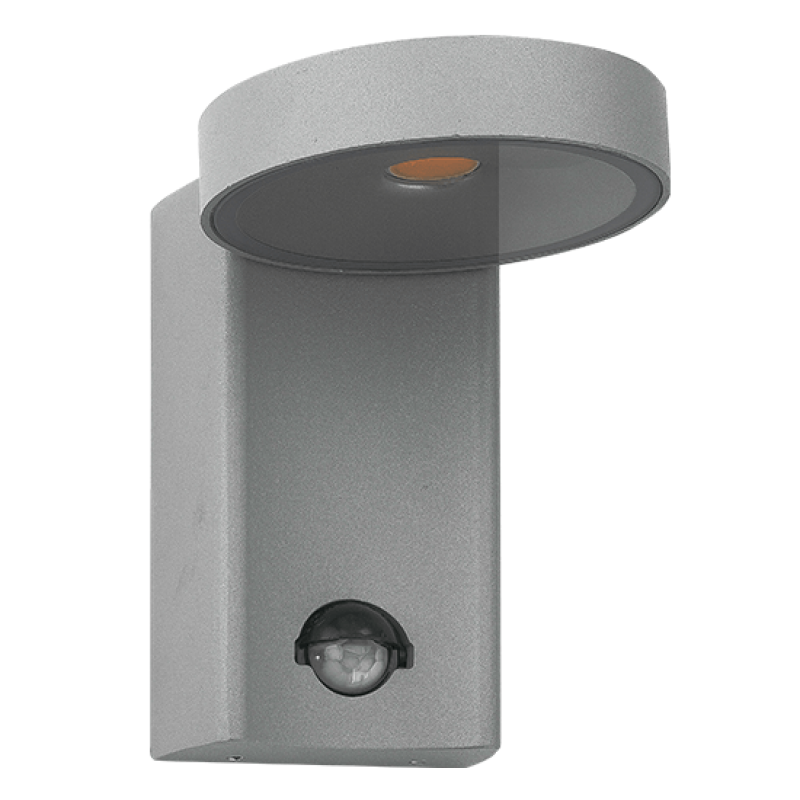 NETTO SENSOR WALL POREA 10W 650Lm COB LED 3000K 230V IP54 GREY POREA1030S NETTO SENSOR WALL POREA 10W 650Lm COB LED 3000K 230V IP54 GREY POREA1030S