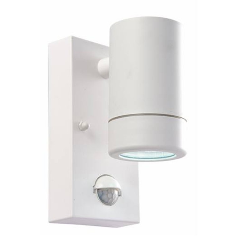 SENSOR ONE BEAM WHITE WALL LUMINAIRE GU10 MAX. 3W LED IP65 SL7032WS SENSOR ONE BEAM WHITE WALL LUMINAIRE GU10 MAX. 3W LED IP65 SL7032WS