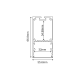 NERI ALUMINUM PROFILE WITH OPAL COVER 3m/pc P210 NERI ALUMINUM PROFILE WITH OPAL COVER 3m/pc P210