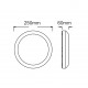 WALL LAMP PC 230V IP65 13W 3.000K 121x2835LED EPISTAR SLIM5201