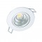 NETTO ROUND WHITE MOV. LED SPOT 6W 6000K 440Lm COB 230V 60° Ra80 THEROC660R