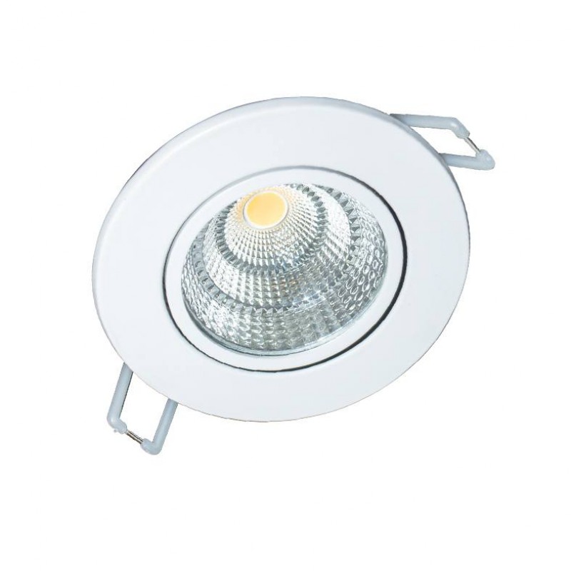 NETTO ROUND WHITE MOV. LED SPOT 6W 6000K 440Lm COB 230V 60° Ra80 THEROC660R NETTO ROUND WHITE MOV. LED SPOT 6W 6000K 440Lm COB 230V 60° Ra80 THEROC660R