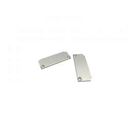 METAL CAP FOR PROFILE ALUMINUM P81 SET OF 2 WITH HOLE EP81 METAL CAP FOR PROFILE ALUMINUM P81 SET OF 2 WITH HOLE EP81