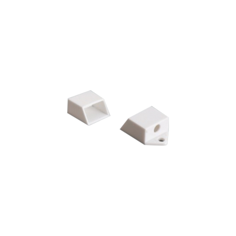SET OF WHITE PLASTIC END CAPS FOR P151, 2PCS WITH HOLE EP151 SET OF WHITE PLASTIC END CAPS FOR P151, 2PCS WITH HOLE EP151