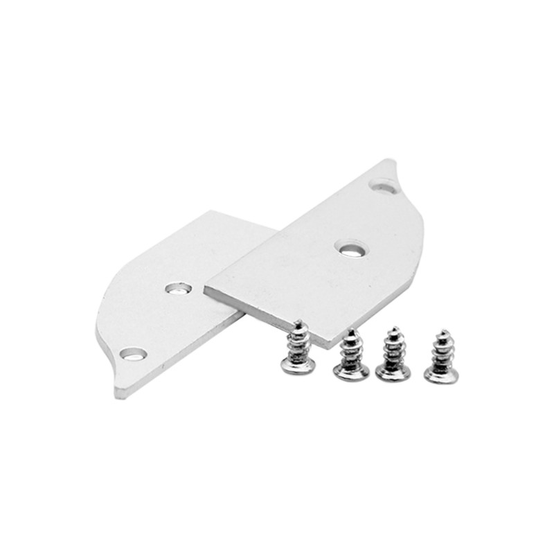 SET OF METAL END CAPS FOR P62N, 2 PCS WITHOUT HOLE EP62N