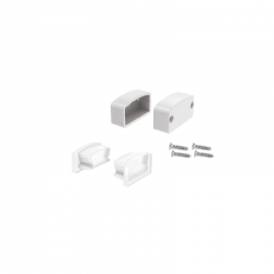 SET OF SILICON PLASTIC END CAPS FOR P146, 2 WITHOUT HOLE 2 WITH HOLE EP146 SET OF SILICON PLASTIC END CAPS FOR P146, 2 WITHOUT HOLE 2 WITH HOLE EP146