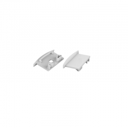 SET OF GREY PLASTIC END CAPS FOR P191, 1 WITHOUT HOLE 1 WITH HOLE EP191 SET OF GREY PLASTIC END CAPS FOR P191, 1 WITHOUT HOLE 1 WITH HOLE EP191