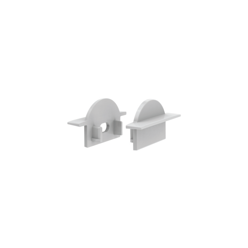SET OF GREY PLASTIC END CAPS FOR P101, 1 WITHOUT HOLE 1 WITH HOLE EP101 SET OF GREY PLASTIC END CAPS FOR P101, 1 WITHOUT HOLE 1 WITH HOLE EP101
