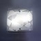 NETTO WALL MOUNTED/CEILING 2XE27 WHITE/CLEAR/CRYSTAL DOUBLE GLASS 31Χ29Χ10,8CM DLA977CL