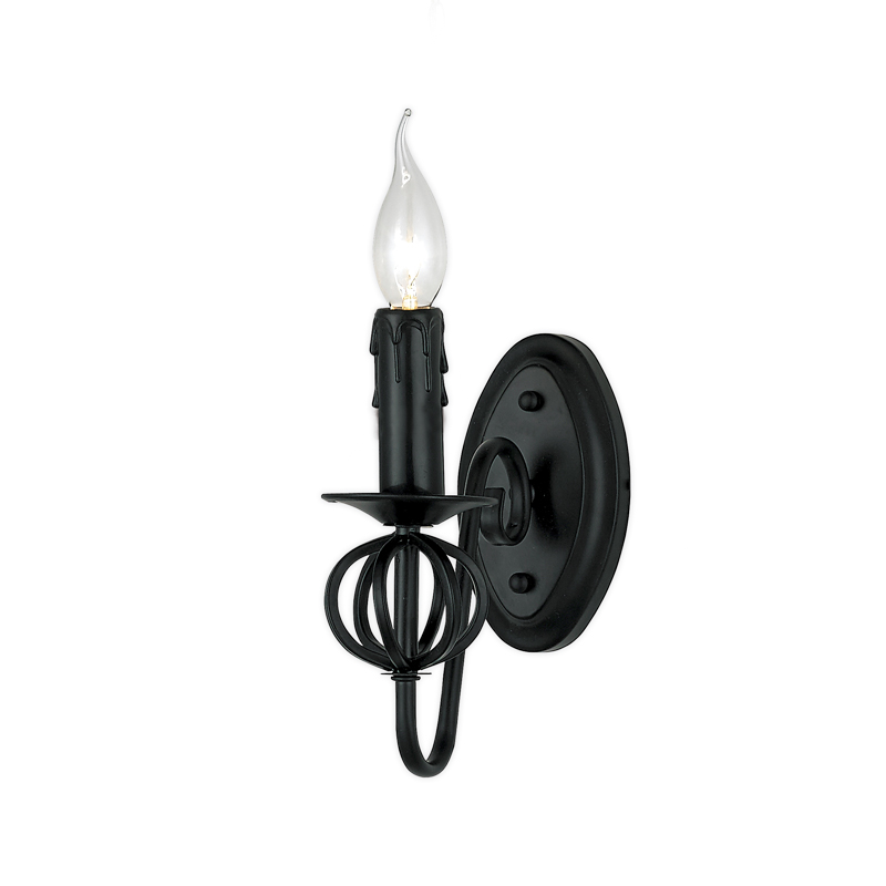 NETTO WALL LAMP METAL BLACK 1ΧΕ14 DLA1921