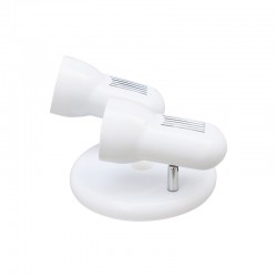 NETTO ROSET WITH 2 MOVABLE SPOTS R63 E27 WHITE SMU632PW NETTO ROSET WITH 2 MOVABLE SPOTS R63 E27 WHITE SMU632PW