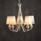 NETTO PENDANT5ΧΕ27 HONEY GLASS+BROWN-GOLD METAL AD80285