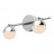 NETTO WALL MOUNTED LED LUMINAIRE 2x4W 3000K METALLIC CHROME+ ACRYLIC 332,5X10X16,5CM MC3002LED