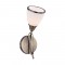 NETTO WALL MOUNTED 1XE14 METAL ANTIQUE BRONZE+OPAL GLASS 12Χ33Χ18CM DLA12191WAB