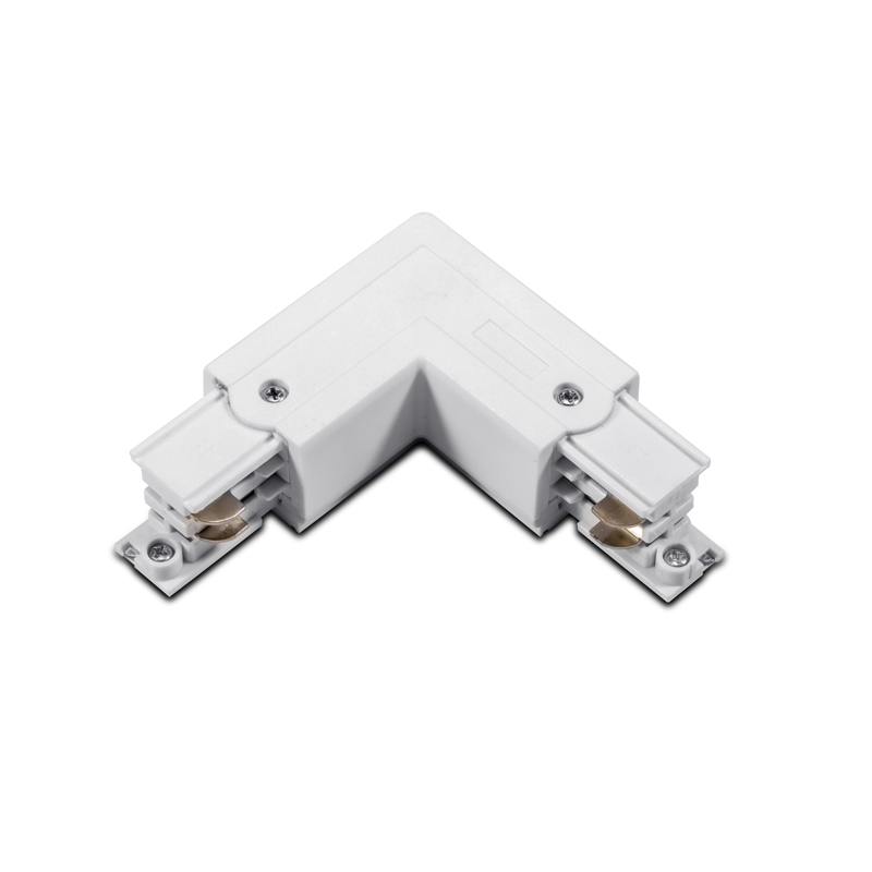 WHITE 90° CORNER SUPPLY 4 WIRES LEFT 4WLWL
