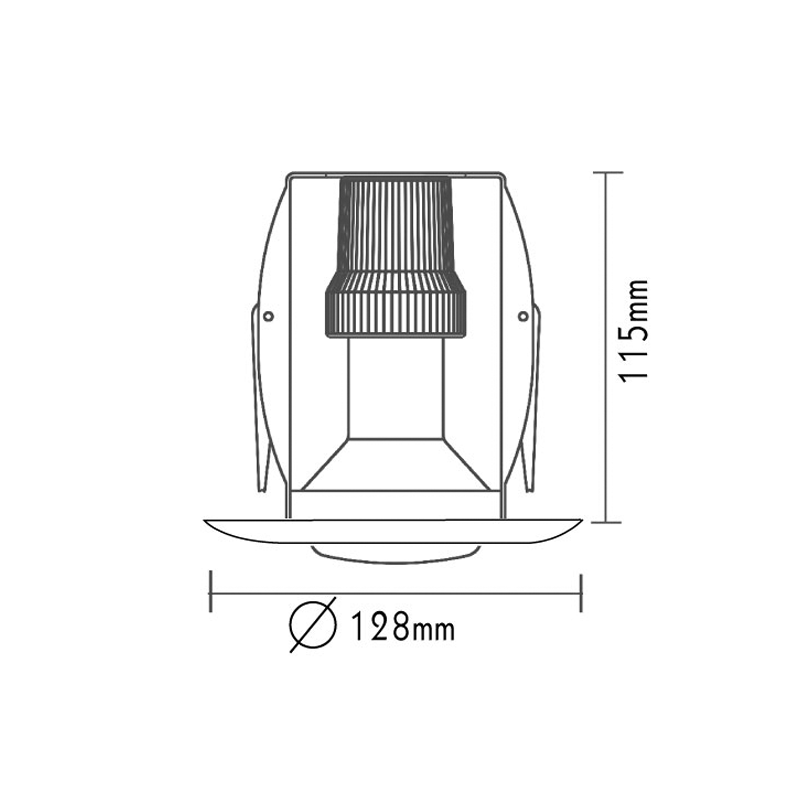 SPOT MOVABLE R63 GU10 NICKEL MAT AC.045R63KNM
