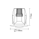 SPOT MOVABLE GU10 NICKEL MAT WITH 316 INOX AC.045R63KNMA