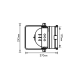 SUSPENSION LIGHT PAR 56 300W METALLIC GREY AC.045XFST4