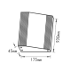 Wall lamp 1X21W T5 AC.045XFWL29