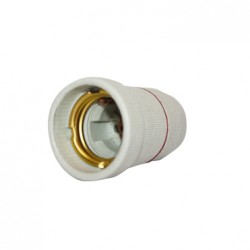 Porcelain lamp holder E-27 1/8 AC.44109 Porcelain lamp holder E-27 1/8 AC.44109