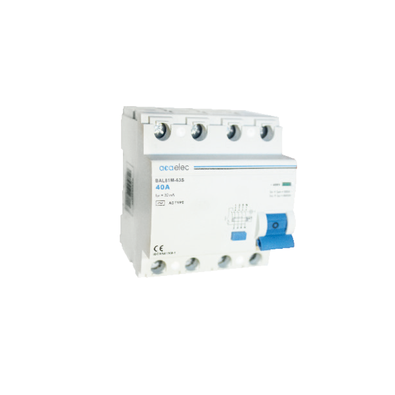 RCCB 4x63A 30mA 4M A-Type DY02031044
