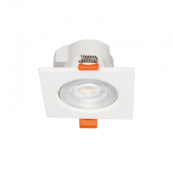 SQUARE LED SPOTLIGHT 7W SWITCH 3000-4000-6000K SMD 230V 40° Ra80 PRE-SET UP 3000K FALKO7S SQUARE LED SPOTLIGHT 7W SWITCH 3000-4000-6000K SMD 230V 40° Ra80 PRE-SET UP 3000K FALKO7S