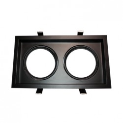 RECESSED SPOT AR111 DOUBLE BLACK GL280B