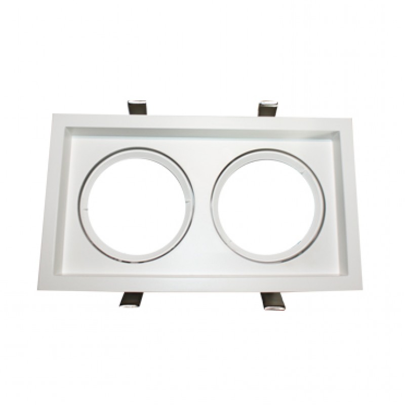 SPOT BUILT AR111 WHITE PARALLELOGRAM GL280W SPOT BUILT AR111 WHITE PARALLELOGRAM GL280W