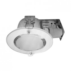 SPOT PL ROUND 1 LAMP WHITE EMPTY GL5400245W SPOT PL ROUND 1 LAMP WHITE EMPTY GL5400245W