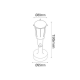 PP WHITE SPOT LIGHT230V IP54 GU10 KERTGU10W