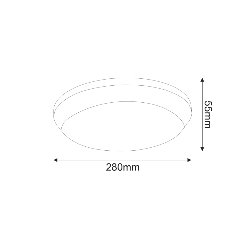 WHITE ROUND SENSOR CEILING LUMINARE SMD LED 24W 2100Lm 4000K 120° 230V IP54 Ra 80 OFAQ2440RMIC WHITE ROUND SENSOR CEILING LUMINARE SMD LED 24W 2100Lm 4000K 120° 230V IP54 Ra 80 OFAQ2440RMIC